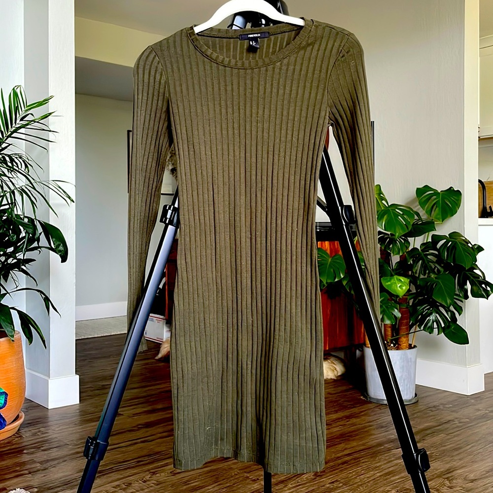 Forever 21 Olive Green Dress